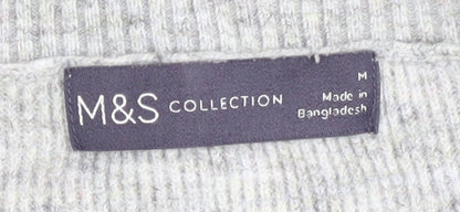 Womens UK Size M Marks and Spencer Grey Pullover Jumper