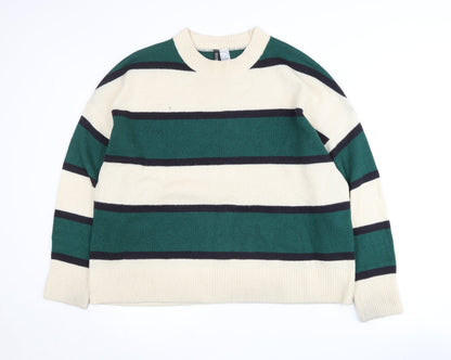 Womens UK Size 12 H&M Multicoloured Pullover Jumper
