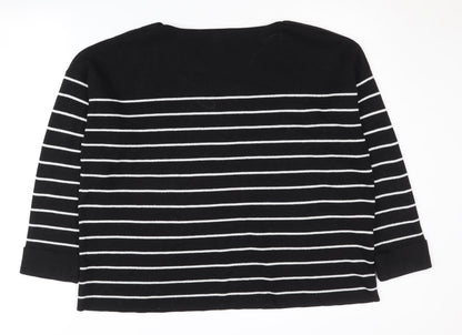 Womens UK Size L H&M Black Pullover Jumper