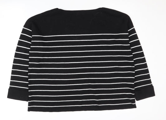Womens UK Size L H&M Black Pullover Jumper