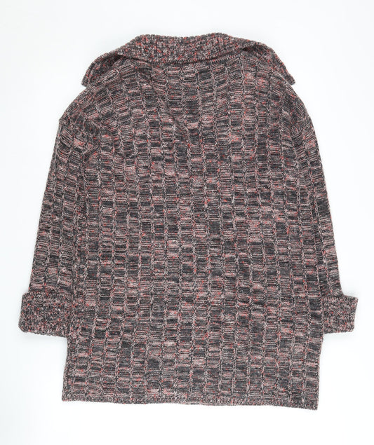 Womens UK Size 16 St Michael Multicoloured Henley Jumper