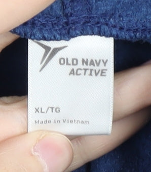 Mens UK Size XL Old Navy Blue Pullover Hoodie