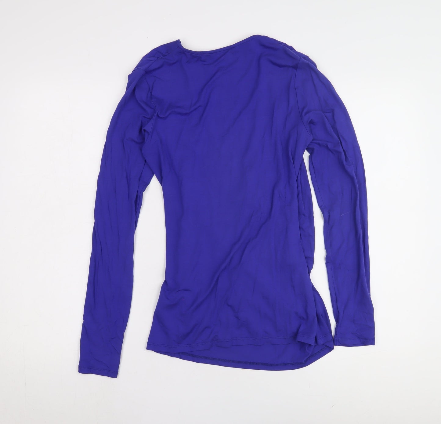 Womens UK Size L Boden Blue Wrap Blouse