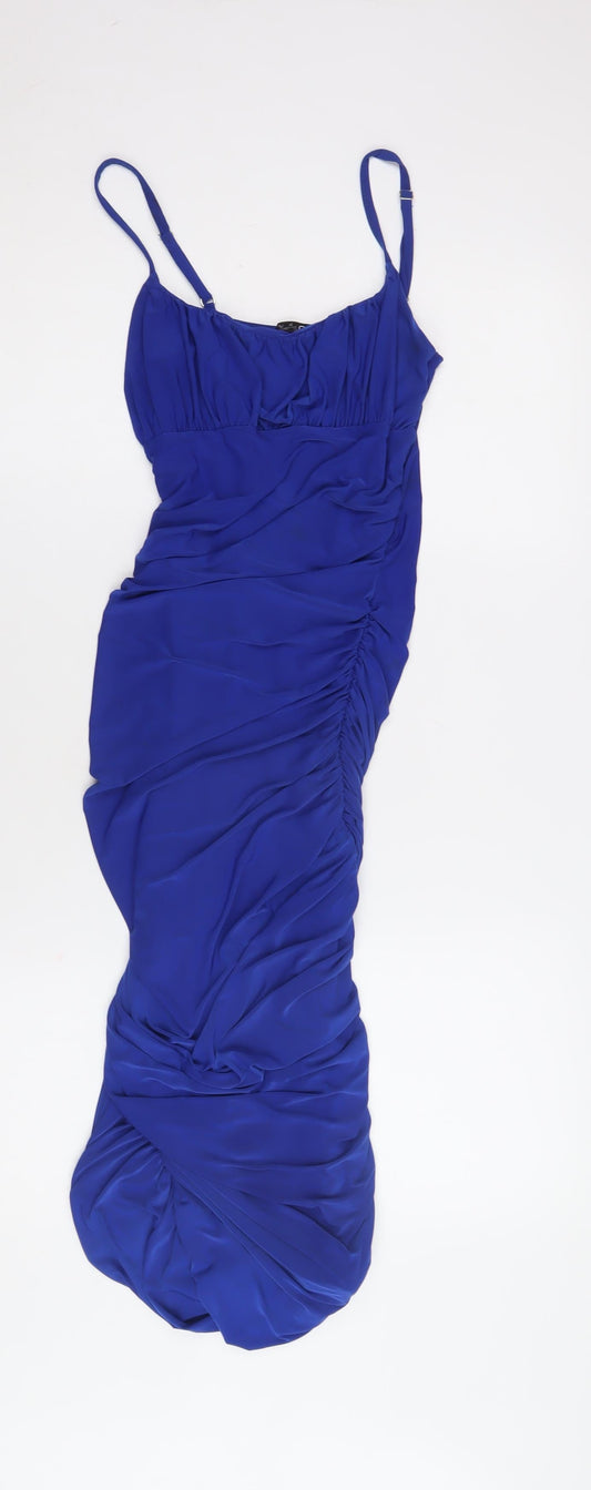 Quiz Women's Blue Sleeveless Party Dress, Size 6