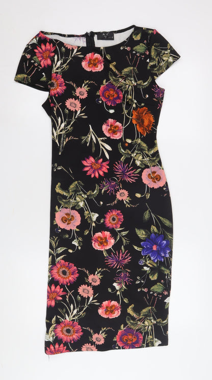 AX Paris Women's Multicoloured Bodycon Dress - Size 12