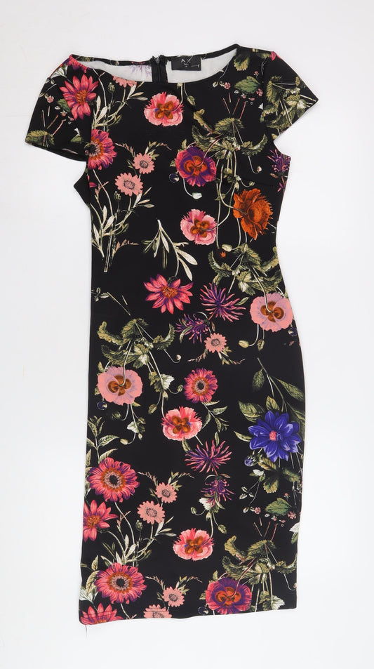 AX Paris Women's Multicoloured Bodycon Dress - Size 12