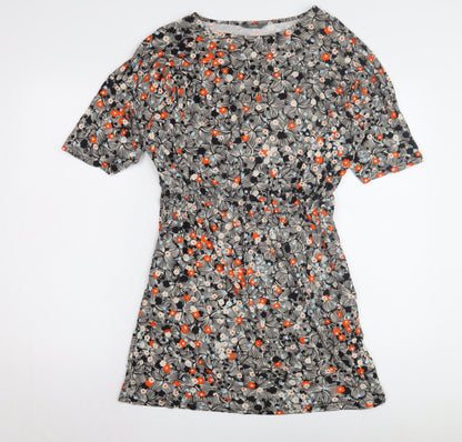 South Women's Floral Multicoloured Short Dress Size 12