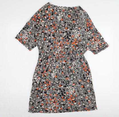 South Women's Floral Multicoloured Short Dress Size 12