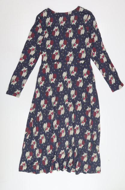 White Stuff Women's Multicoloured Floral Shift Dress - Size 8
