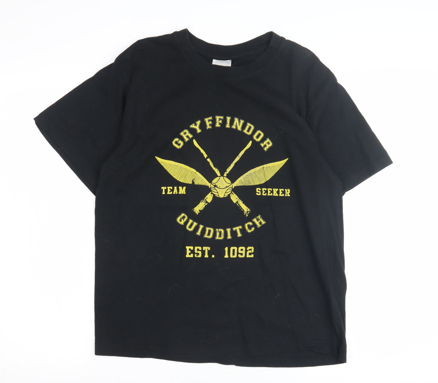 Uneek Men’s Black Gryffindor Harry Potter T-Shirt M