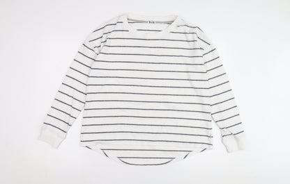 Womens UK Size L Fat Face White Basic T-Shirt