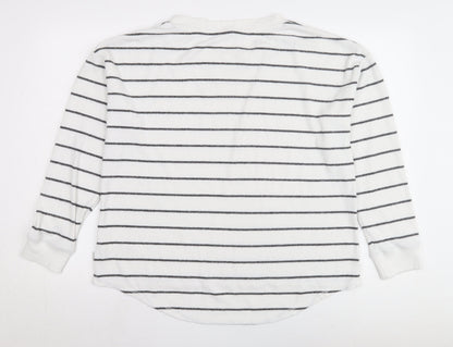 Womens UK Size L Fat Face White Basic T-Shirt