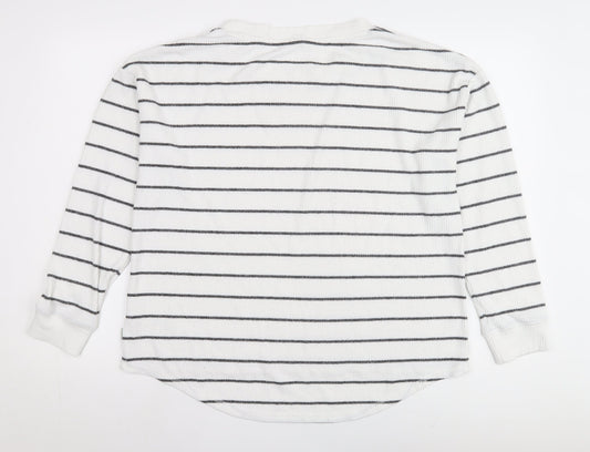 Womens UK Size L Fat Face White Basic T-Shirt