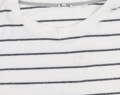 Womens UK Size L Fat Face White Basic T-Shirt