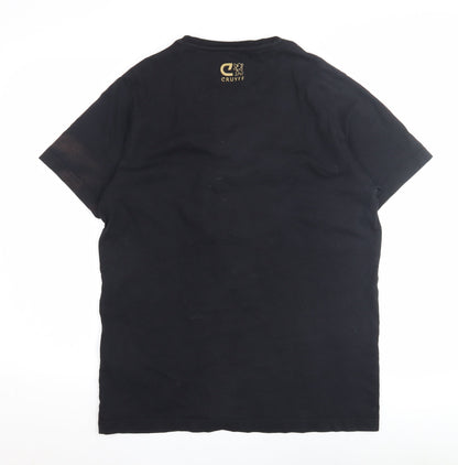 Cruyff Men's Black XL Graphic T-Shirt