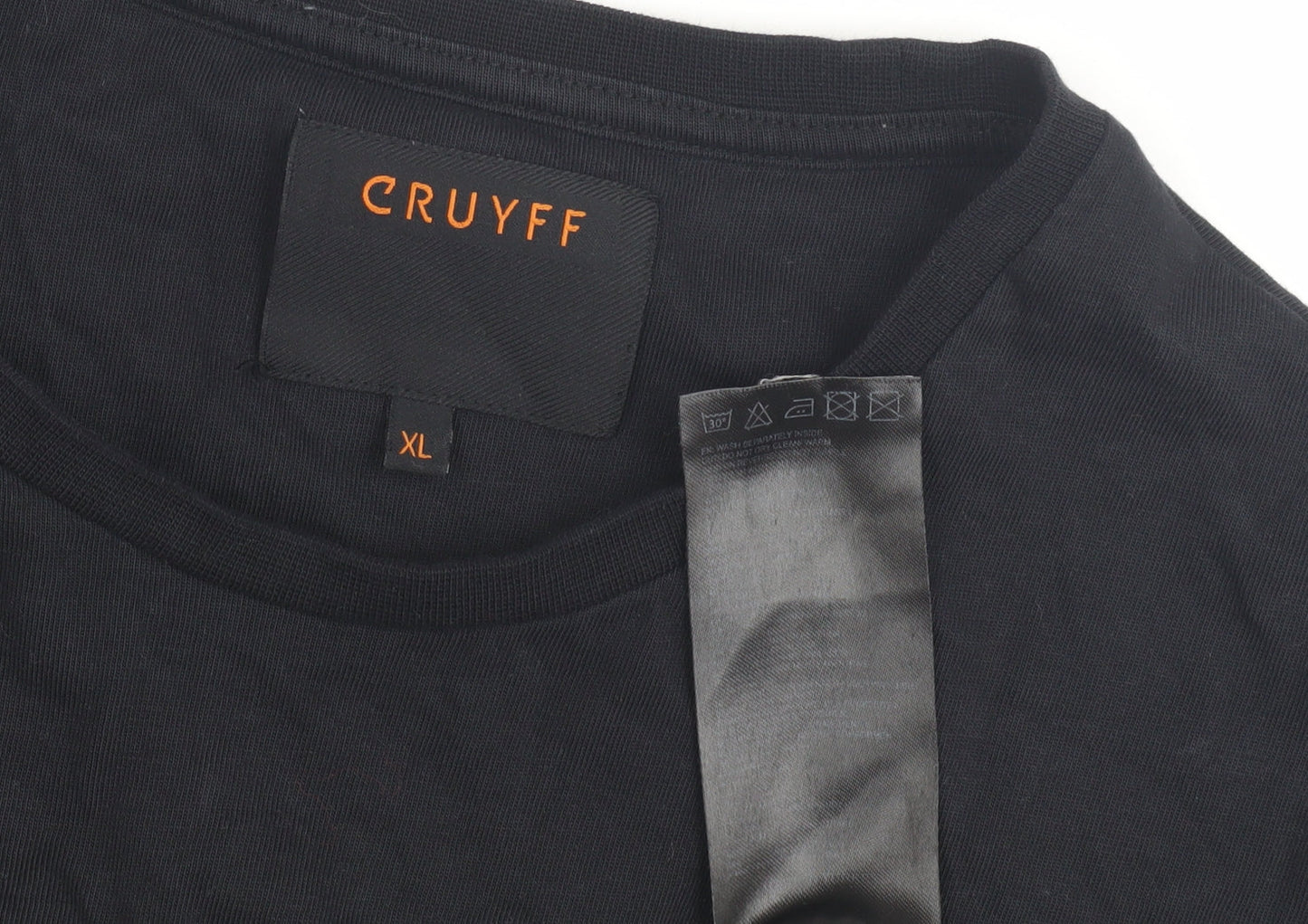 Cruyff Men's Black XL Graphic T-Shirt