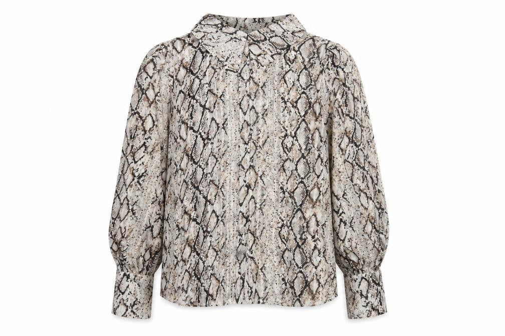 Womens UK Size 12 Apricot Multicoloured Basic Blouse