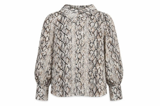 Womens UK Size 12 Apricot Multicoloured Basic Blouse
