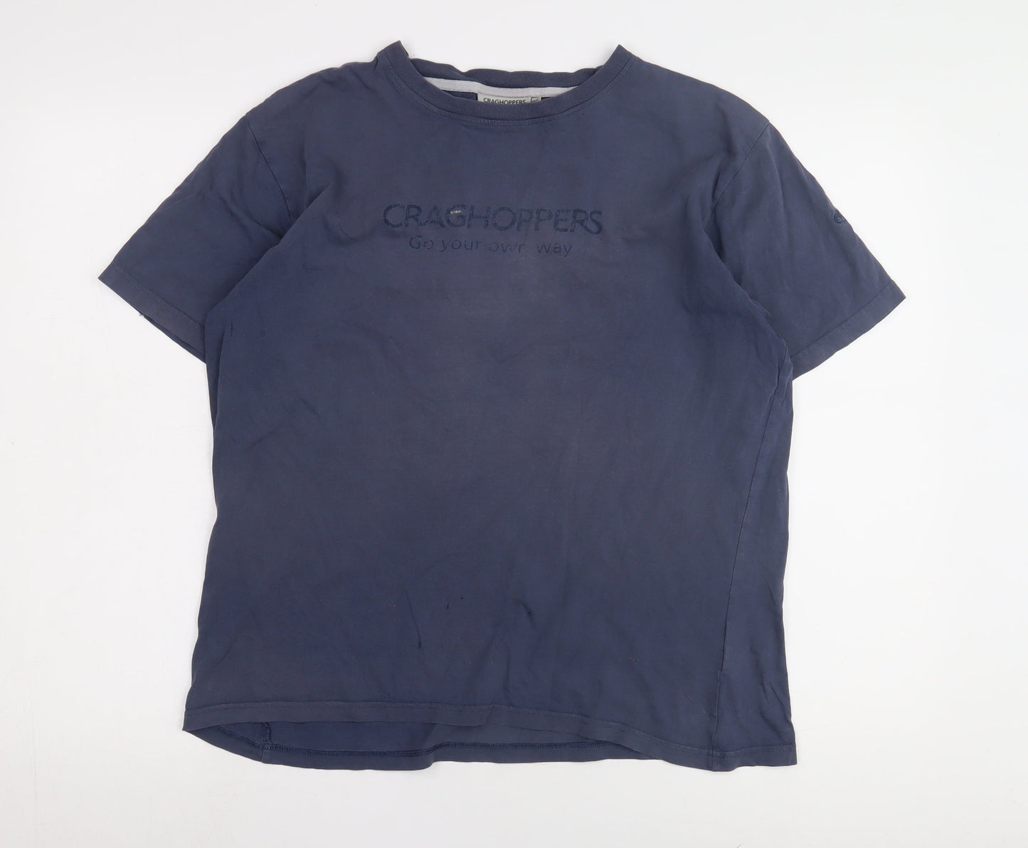 Mens UK Size M Craghoppers Blue  T-Shirt