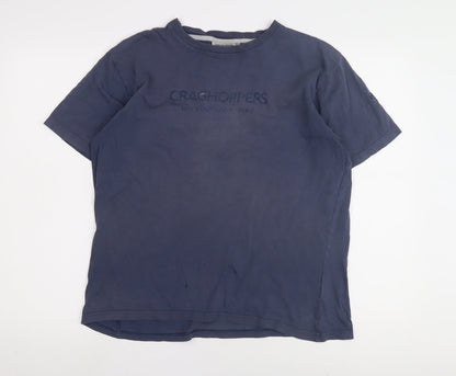 Mens UK Size M Craghoppers Blue  T-Shirt