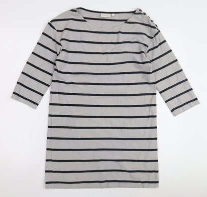 Womens UK Size M Jackpot Grey Tunic T-Shirt