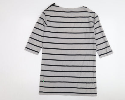 Womens UK Size M Jackpot Grey Tunic T-Shirt