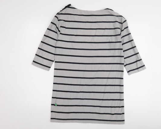 Womens UK Size M Jackpot Grey Tunic T-Shirt