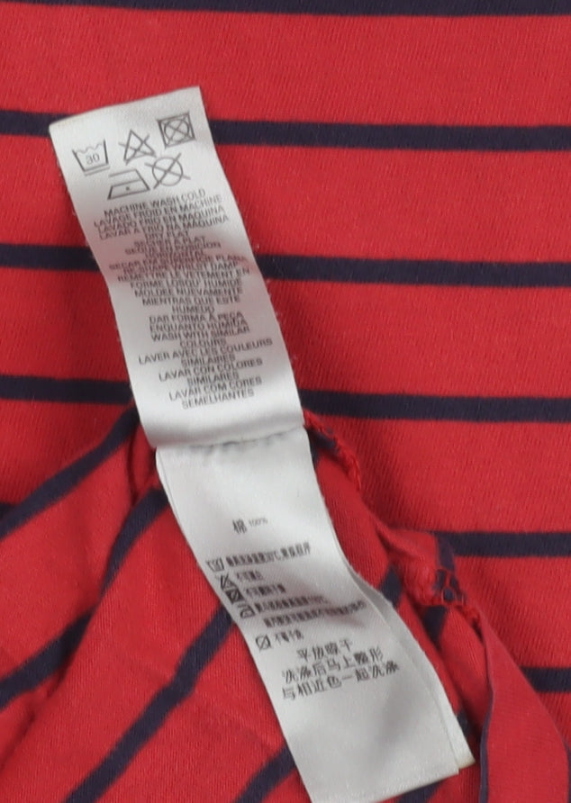 French Connection Women's Red T-Shirt Dress Size 10