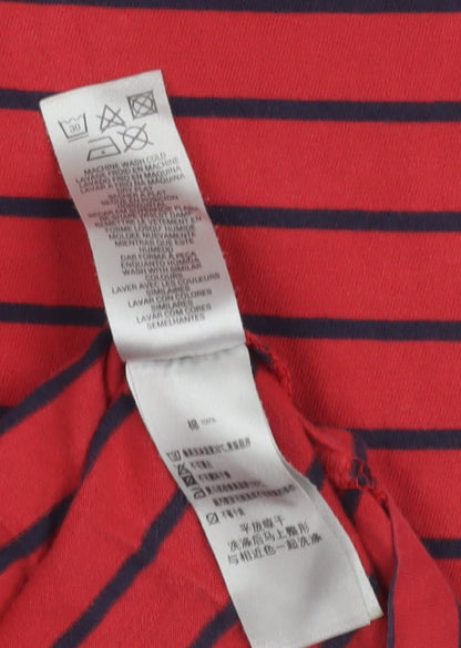 French Connection Women's Red T-Shirt Dress Size 10