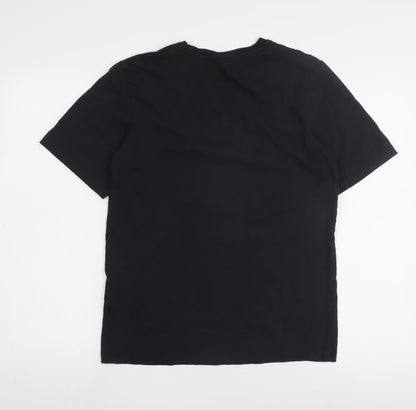 Mens UK Size M JACK & JONES Black  T-Shirt