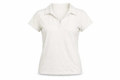 Womens UK Size M USA Pro White Basic Polo