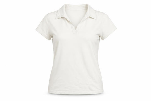 Womens UK Size M USA Pro White Basic Polo