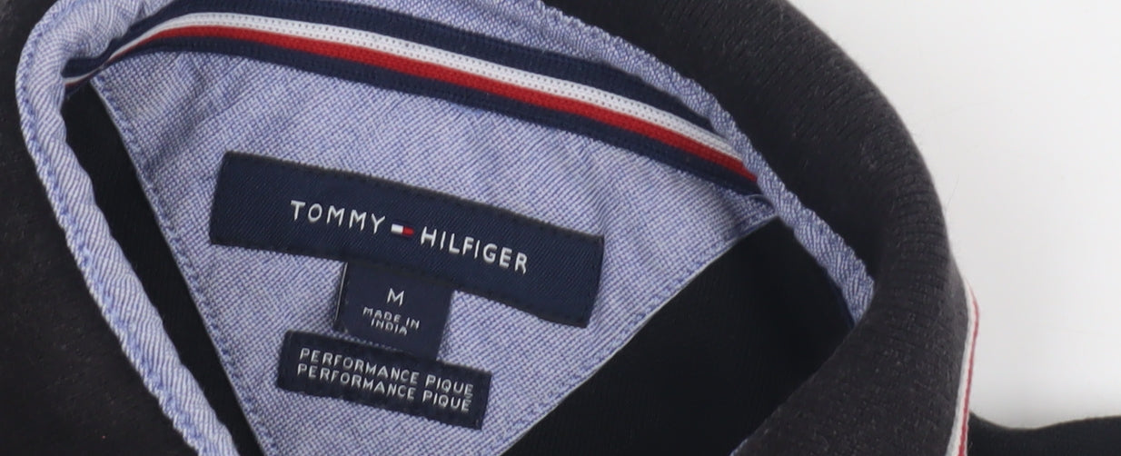 Tommy Hilfiger Men's Black Polo Shirt M