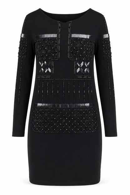 Religion Women's Black Midi Bodycon Dress Size 12