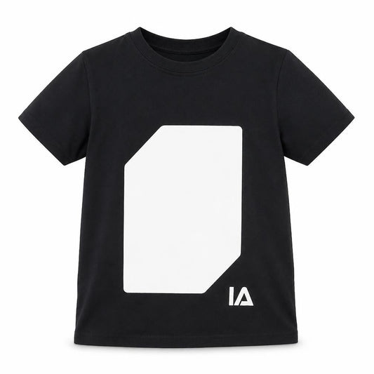Illuminated Apparel Boys Black T-Shirt 7-8 Years with Logo