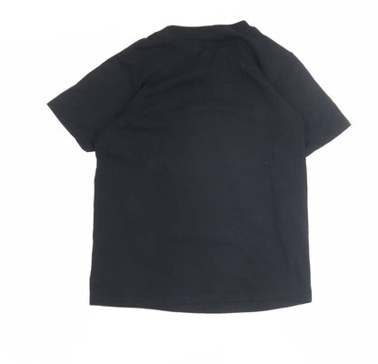 Illuminated Apparel Boys Black T-Shirt 7-8 Years with Logo