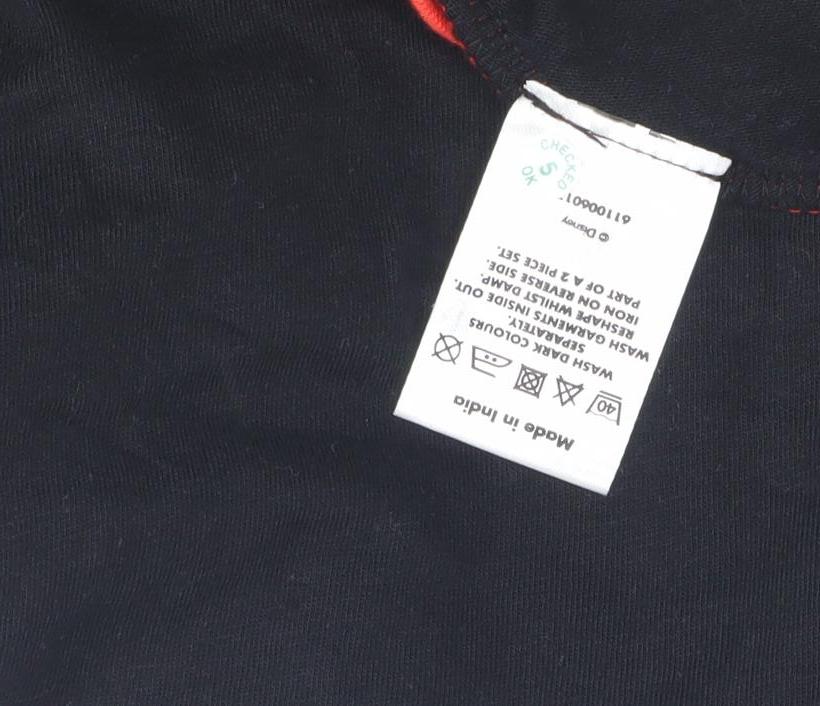 Mens UK Size L Disney Black  T-Shirt