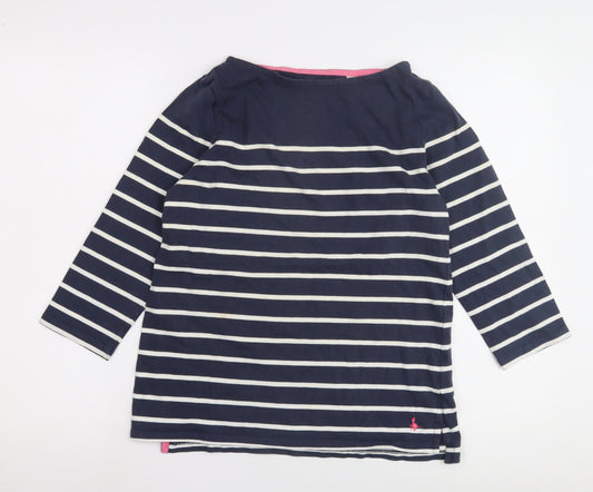 Jack Wills Women's Blue Striped Top Size 8