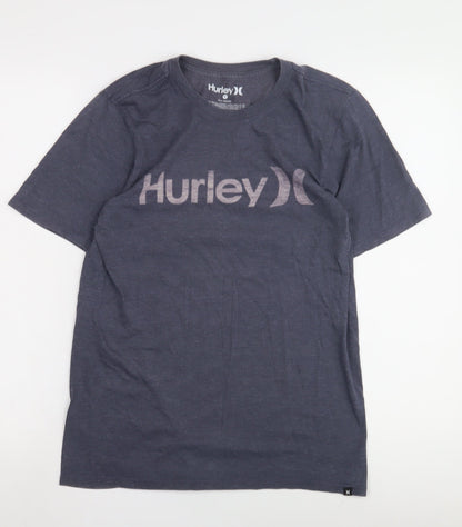 Mens UK Size S Hurley Blue  T-Shirt