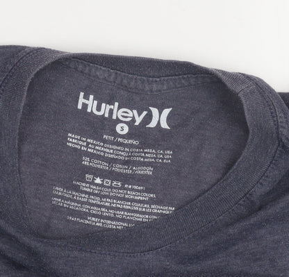 Mens UK Size S Hurley Blue  T-Shirt