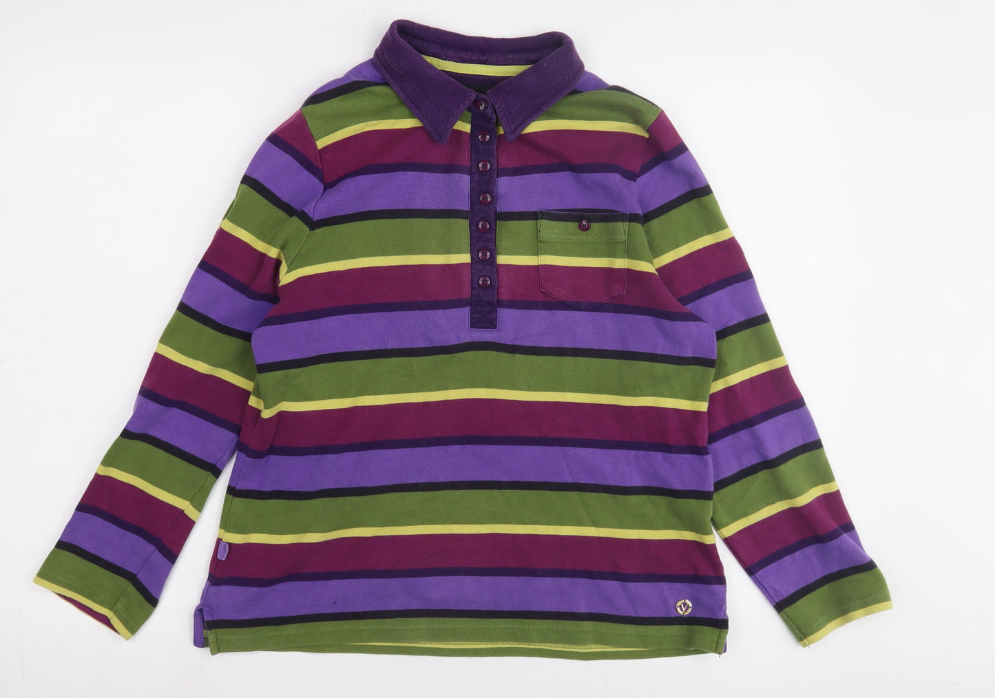 Unisex Adults UK Size L Viyella Multicoloured Basic Polo