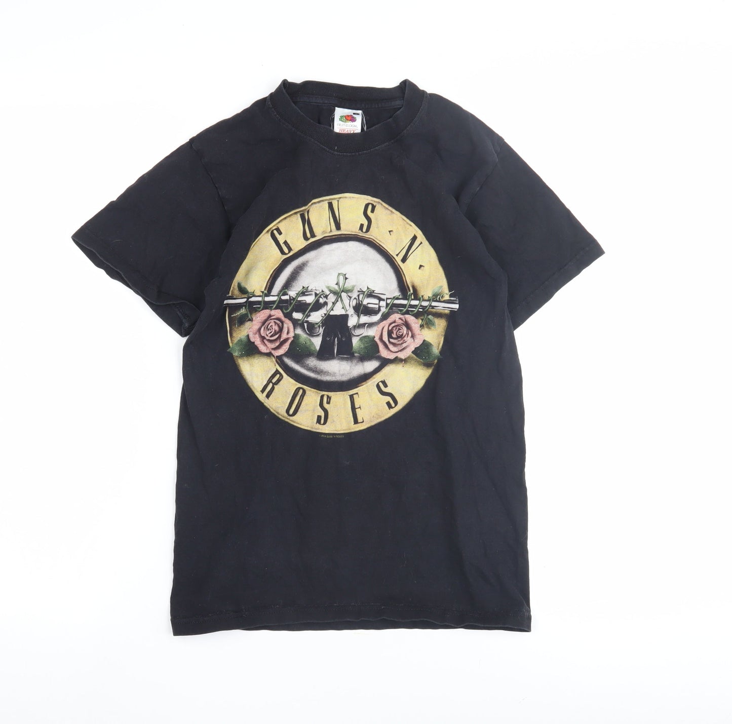 Unisex Adults UK Size S Fruit of the Loom Black Basic T-Shirt