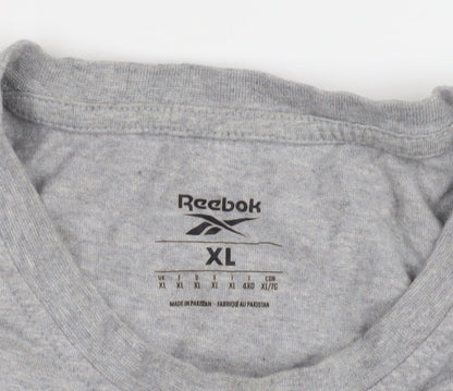 Reebok Men's Grey XL Crew Neck T-Shirt