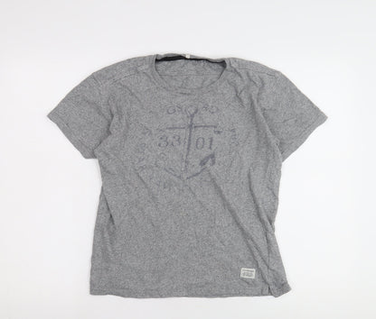 Unisex Adults UK Size M G-Star Grey Basic T-Shirt