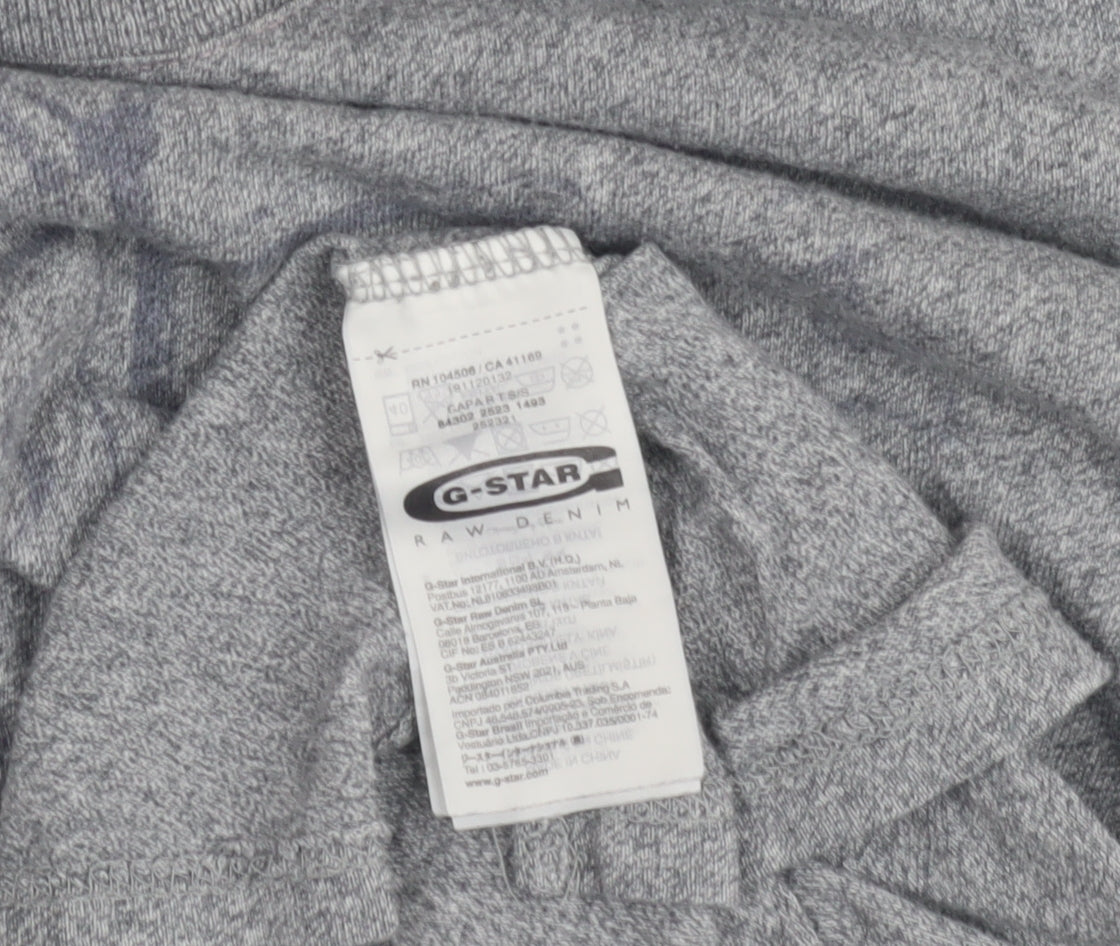 Unisex Adults UK Size M G-Star Grey Basic T-Shirt
