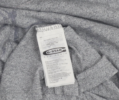 Unisex Adults UK Size M G-Star Grey Basic T-Shirt