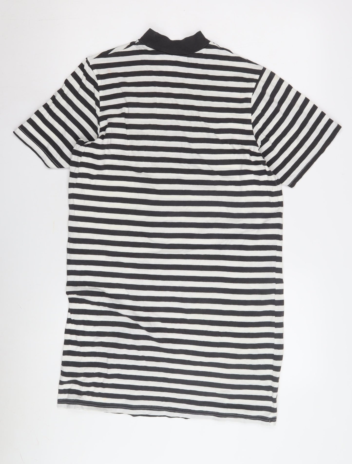Cheap Monday Women's Black Striped T-Shirt Dress XS