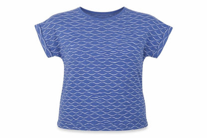 Womens UK Size 14 Phase Eight Blue Basic T-Shirt