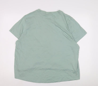 Unisex Adults UK Size XL Star Wars Green Basic T-Shirt