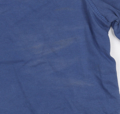 Jack Wills Women's Blue T-Shirt UK Size 10 Casual Wear